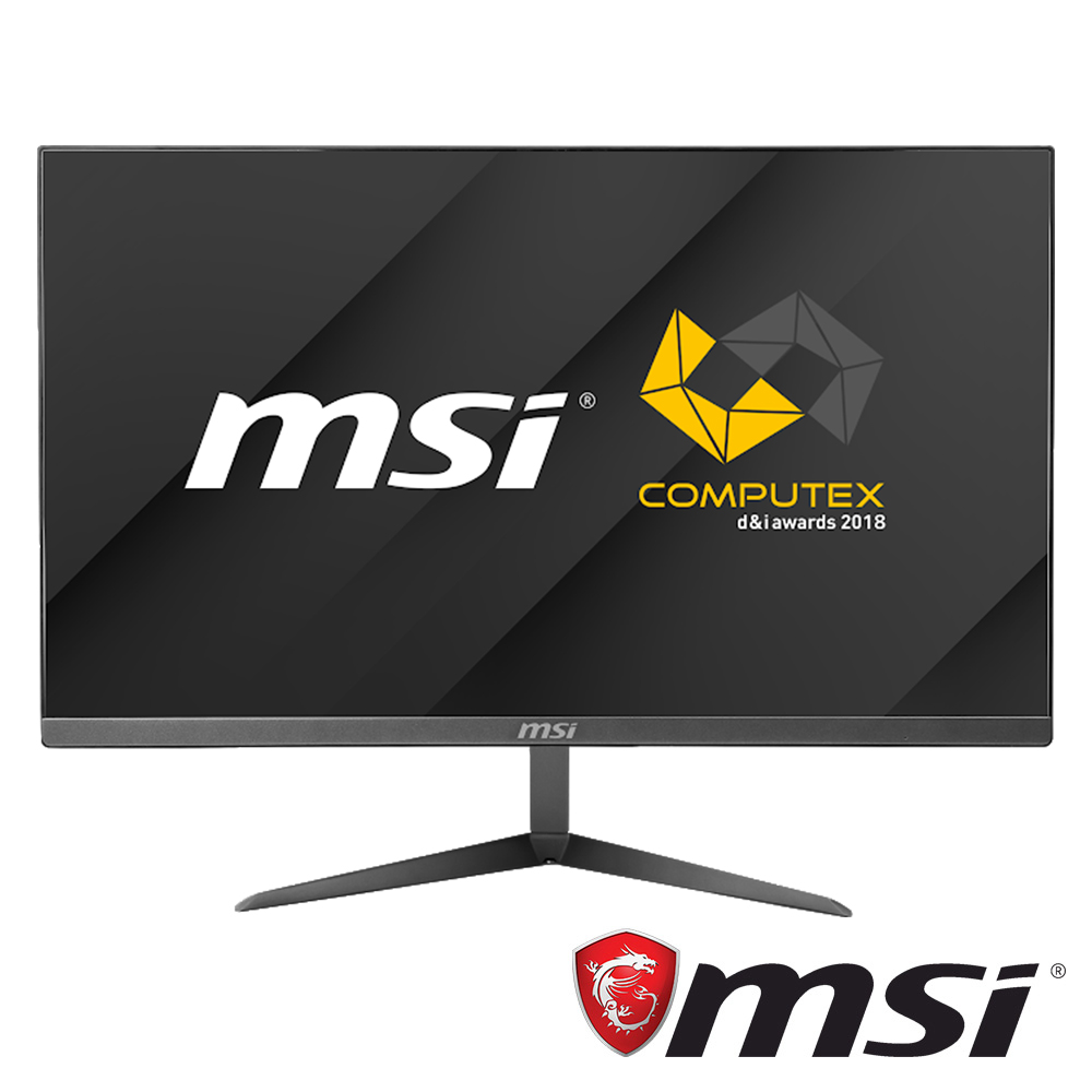 MSI微星 Pro 24X-064 24型液晶電腦(i7-7500U/1T/8G/W10AIO桌上型電腦