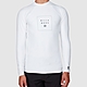 BILLABONG STACKED LS PF 長袖防磨衣 白 男 -9707516WHT product thumbnail 1