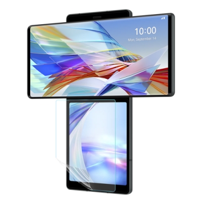 o-one大螢膜PRO LG Wing 5G 主螢幕+次螢幕 滿版全膠螢幕保護貼 手機保護貼 兩入組
