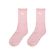 Puma 長襪 Fashion Crew Sock 女款 粉 白 中筒襪 休閒襪 襪子 BB145206 product thumbnail 1