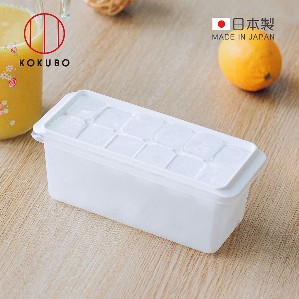 日本小久保KOKUBO 日本製12格方型製冰盒 (咖啡冰磚/果汁冰磚)