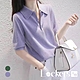 【Lockers 木櫃】春夏顯白翻領針織衫上衣 L112042402 product thumbnail 1