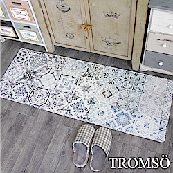 TROMSO廚房防油皮革地墊-K312復古花磚(買一送一加碼再送香氛包)