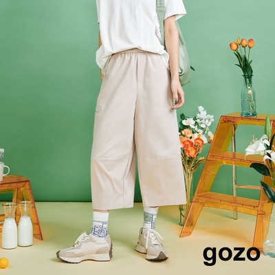 gozo-休閒擴型八分褲(兩色)