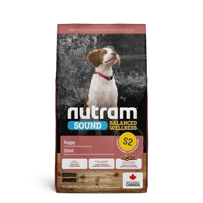 加拿大NUTRAM紐頓S2均衡健康系列-雞肉+燕麥幼犬 2kg(4.4lb)(NU-10220)(購買二件贈送全家禮卷100元x1張)