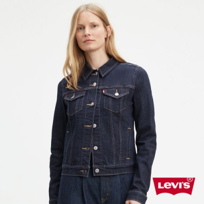 Levis 女款 牛仔外套 Original 經典修身版型 原色基本款 彈性布料