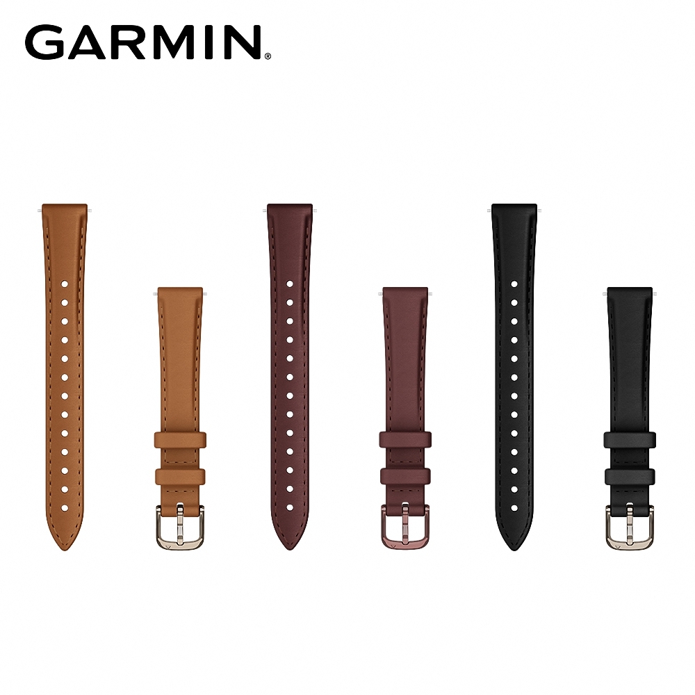 GARMIN Quick Release Lily 2 皮革錶帶