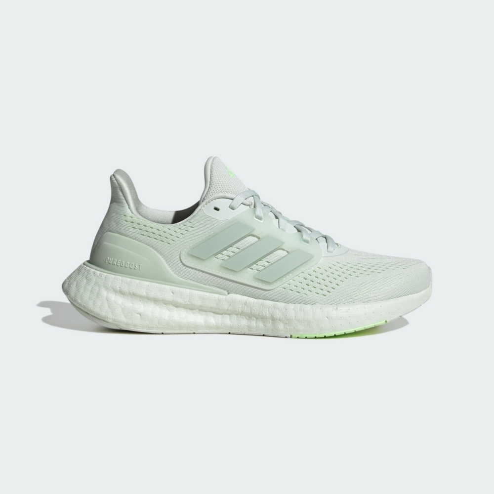 Adidas Pureboost 23 W [IF1559] 女 慢跑鞋 運動 路跑 訓練 跑鞋 緩震 耐磨 透氣 淺綠