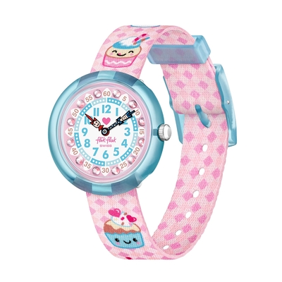 FLIKFLAK 兒童手錶 BAKE IT UP (31.85mm) 瑞士錶 兒童錶 手錶 編織錶帶