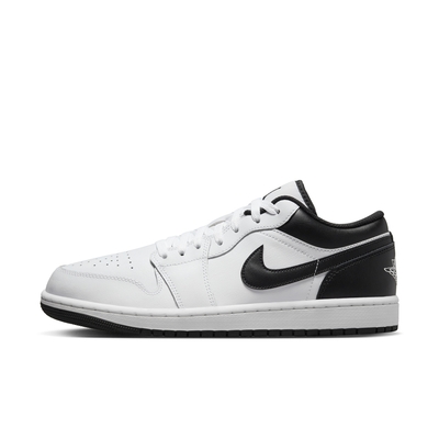 NIKE AIR JORDAN 1 LOW 男休閒運動鞋-白黑-553558132