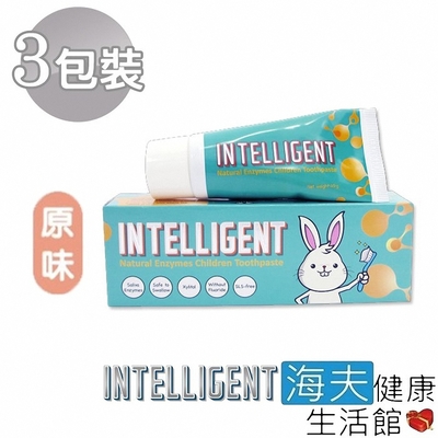 海夫健康生活館 IINTELLIGENT 因特力淨 兒童 酵素牙膏 原味 40gx3入