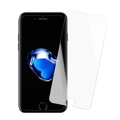 iPhone7 8 手機高清透明保護貼半屏玻璃鋼化膜 i7 i8保護貼