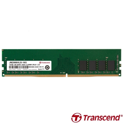 Transcend 創見 JetRam 16GB DDR4 2666 桌上型記憶體