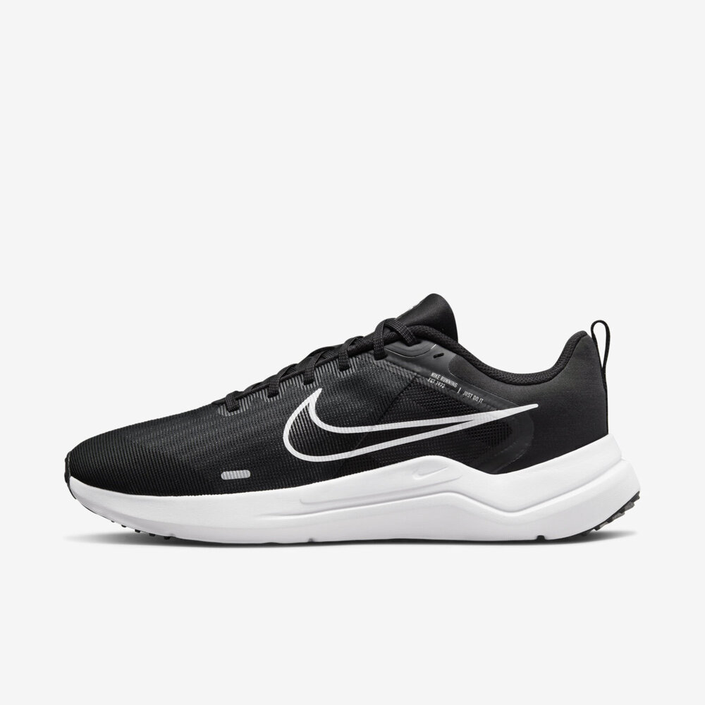 Nike Downshifter 12 [DD9293-001] 男 慢跑鞋 運動 路跑 基本款 舒適 緩震 透氣 黑白