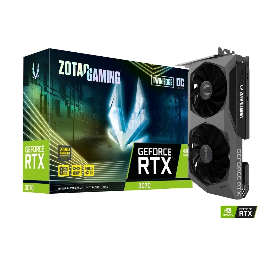 ZOTAC索泰 GAMING GeForce RTX 3070 Twin Edge OC LHR 顯示卡