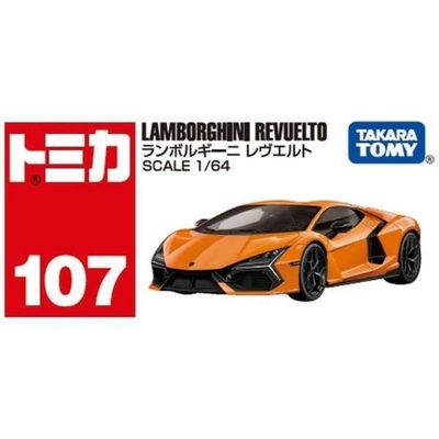 日本TOMICA No.107 藍寶堅尼 Revuelto V12 一般 TM107A5 TAKARA TOMY