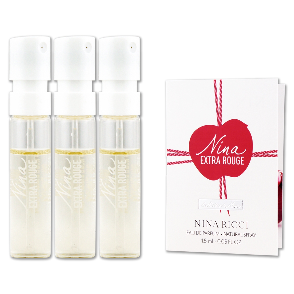 Nina Ricci 緋紅甜心女性淡香精1.5ml*3