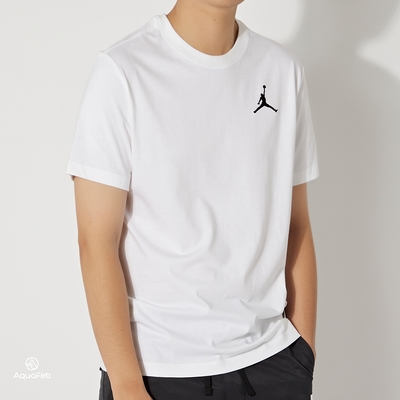 Nike Jordan jumpman 男款 白色 喬丹 LOGO 運動 休閒 短袖 DC7486-100