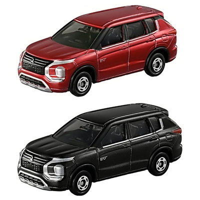 任選TOMICA NO.010 三菱Outlander Phev+初回 2台一起賣 TM010A3+TM010C3