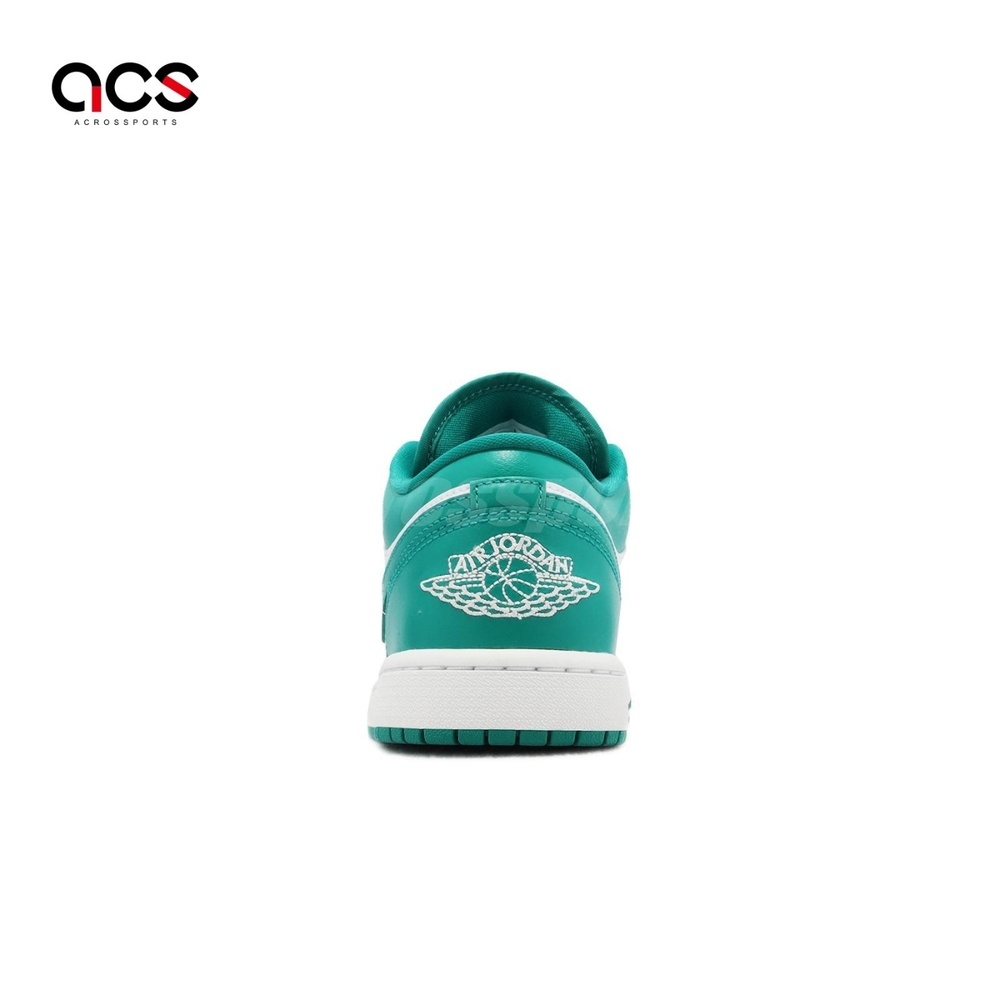 Nike Wmns Air Jordan 1 Low 男女鞋白綠松石Turquoise 經典1代低筒