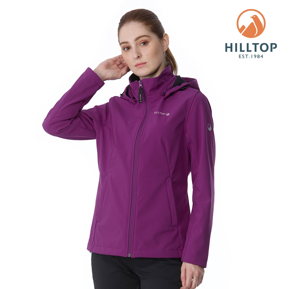 HILLTOP山頂鳥 刷毛外套（軟殼衣） 女款 紫｜PH22XFY9ECJ0