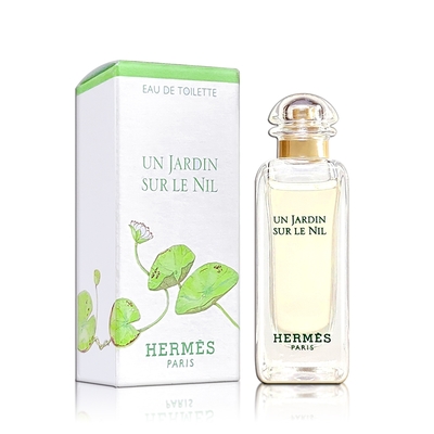 HERMES 愛馬仕 Un Jardin sur le Nil 尼羅河花園中性淡香水 7.5ML 沾式小香