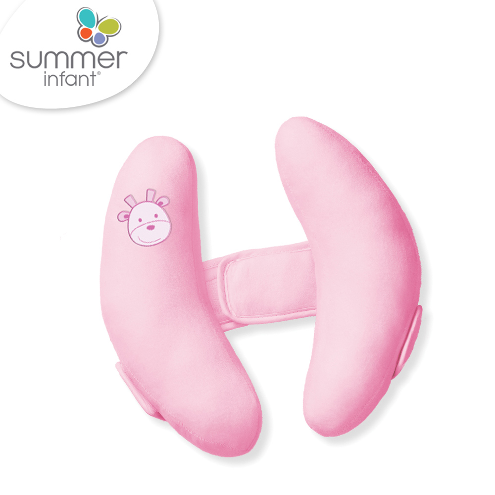 美國 Summer Infant 可調式寶寶頭部保護枕 - 粉紅色