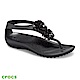 Crocs 卡駱馳 (女鞋) 瑟琳娜女士花朵人字涼鞋 205600-060 product thumbnail 1