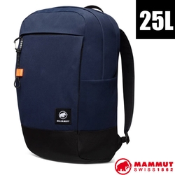 MAMMUT 長毛象 Xeron 25 Waxed 輕量日用電腦背包25L.休閒後背包_海洋藍/黑