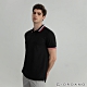 GIORDANO 男裝素色線條POLO衫 - 09 標誌黑 product thumbnail 1