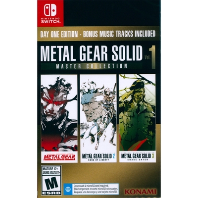 潛龍諜影 METAL GEAR SOLID MASTER COLLECTION Vol.1 - NS Switch 英日文美版