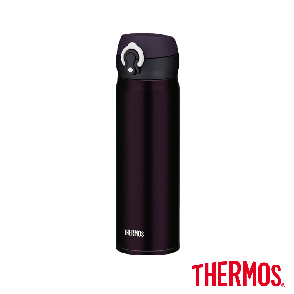 THERMOS 膳魔師‧超輕量‧不鏽鋼真空保溫瓶0.5L-深紫色 (JNL-500-DPL)