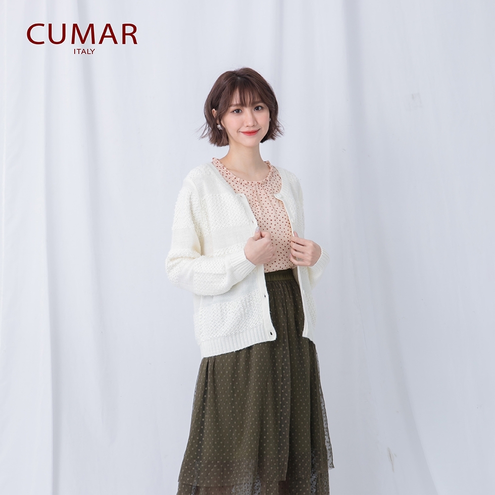 【CUMAR】經典百搭遮陽-針織衫(三色/版型合身)
