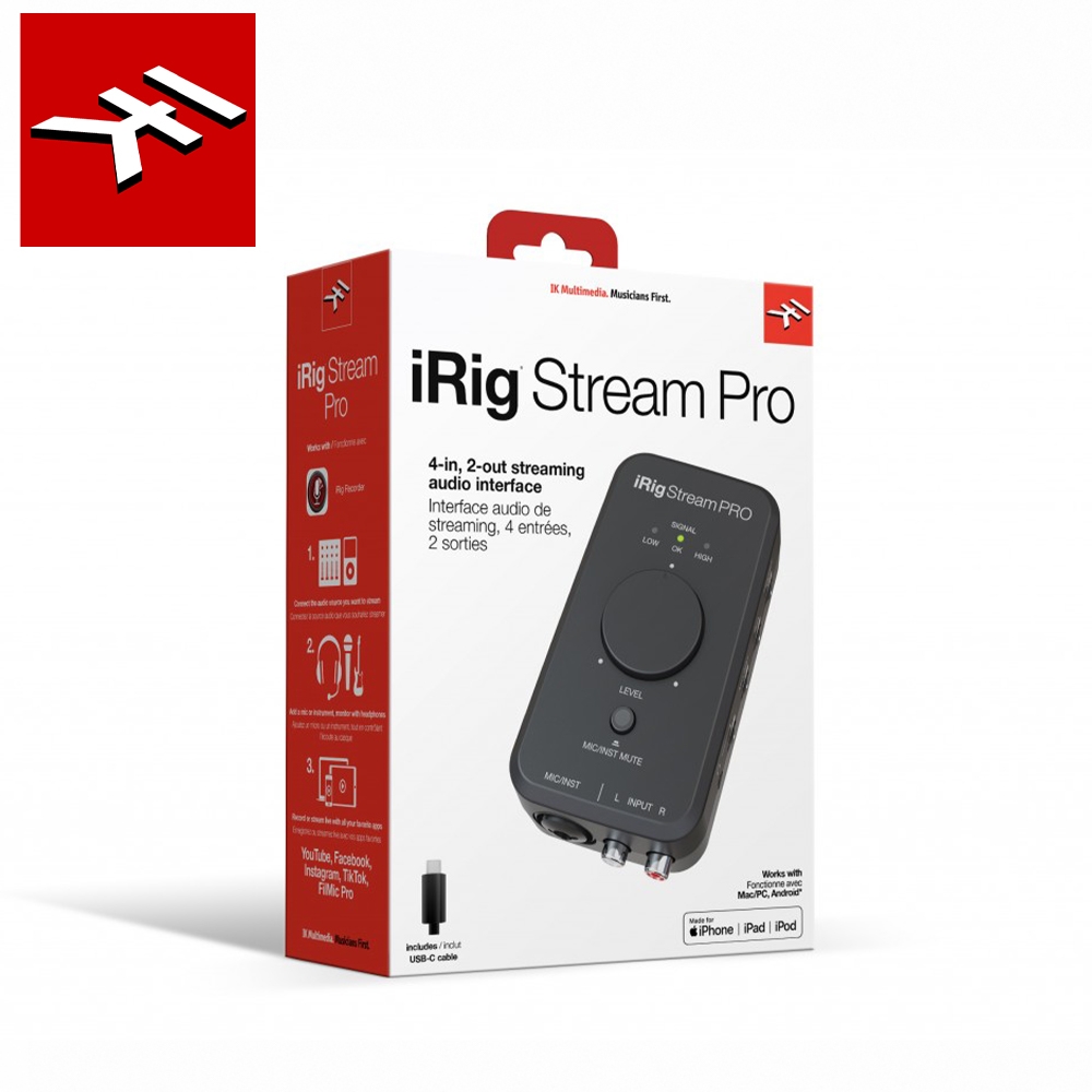 IK Multimedia iRig Stream Pro Stereo 雙聲道 錄音介面 | 其他週邊配件 | Yahoo奇摩購物中心