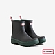 HUNTER - 男鞋-PLAY霧面短靴-黑色/藍綠色 product thumbnail 1