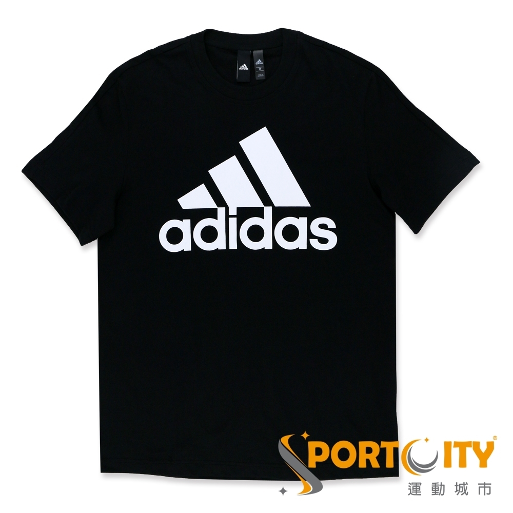 ADIDAS ESS LINEAR TEE 男LOGO 短袖T恤 黑 CD4864