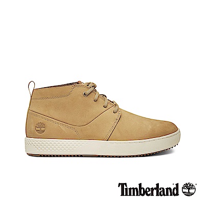 Timberland 男款中駝色磨砂革休閒鞋|A1XH2