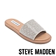 STEVE MADDEN-SIENNA-R 鑽面平底涼拖鞋-銀色 product thumbnail 1