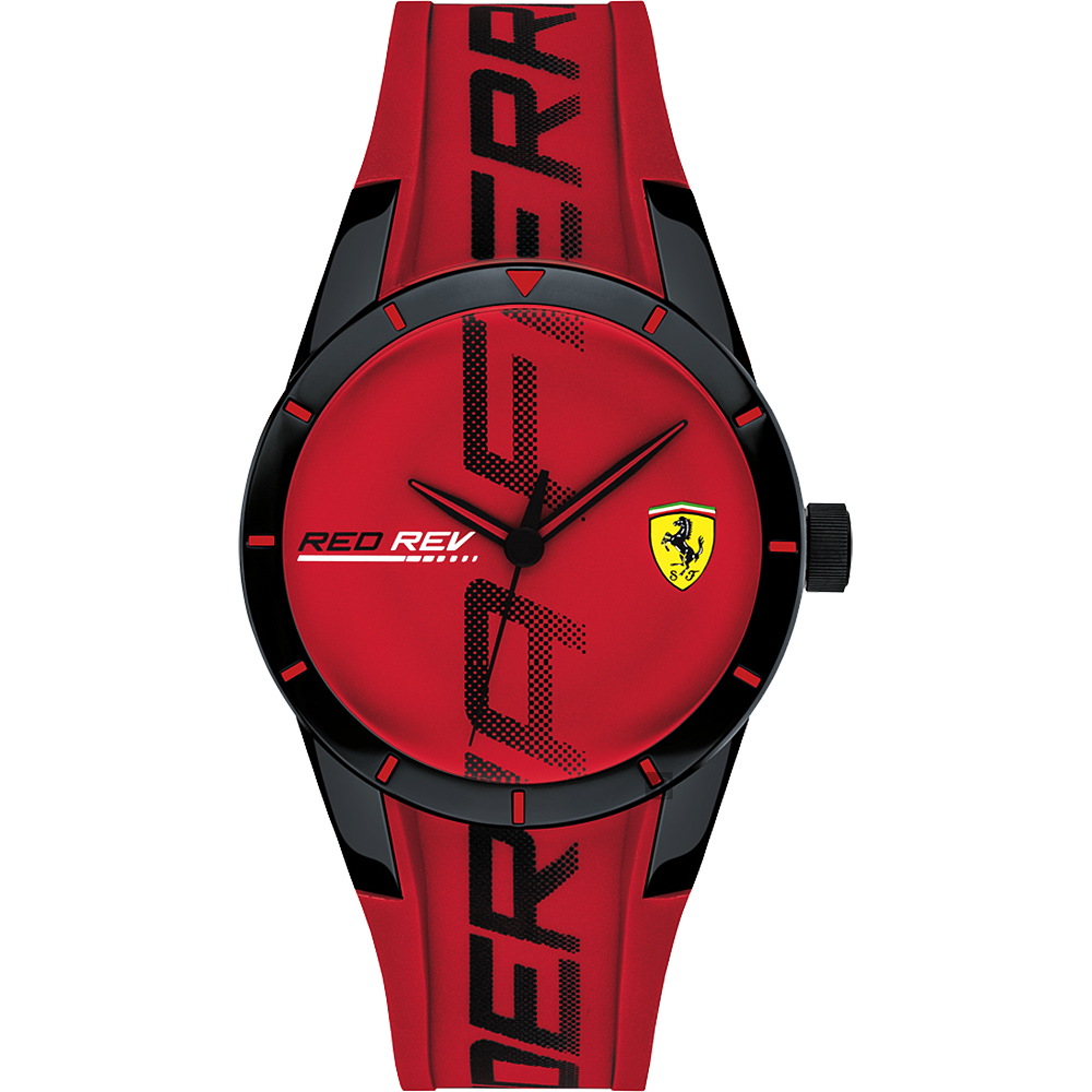 Scuderia Ferrari 法拉利 Red Red 手錶-紅/38mm