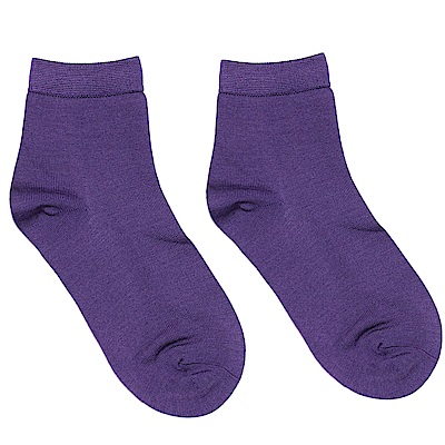 闕蘭絹 蠶絲襪-紫色