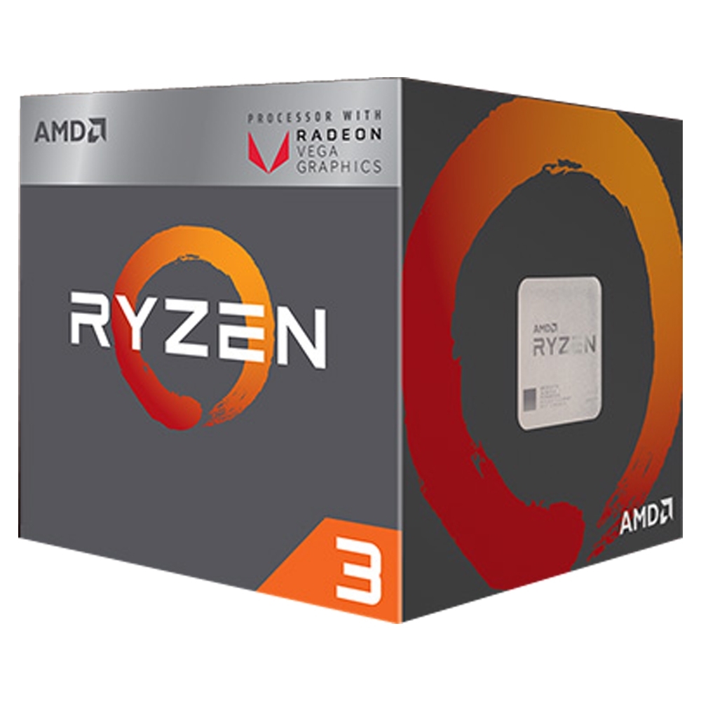 AMD Ryzen 3 2200G 四核心處理器《3.5GHz/AM4》