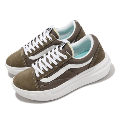 Vans 休閒鞋 Old Skool Over 男鞋 女鞋 棕 咖啡 麂皮 厚底 增高 VN0A7Q5E1NU