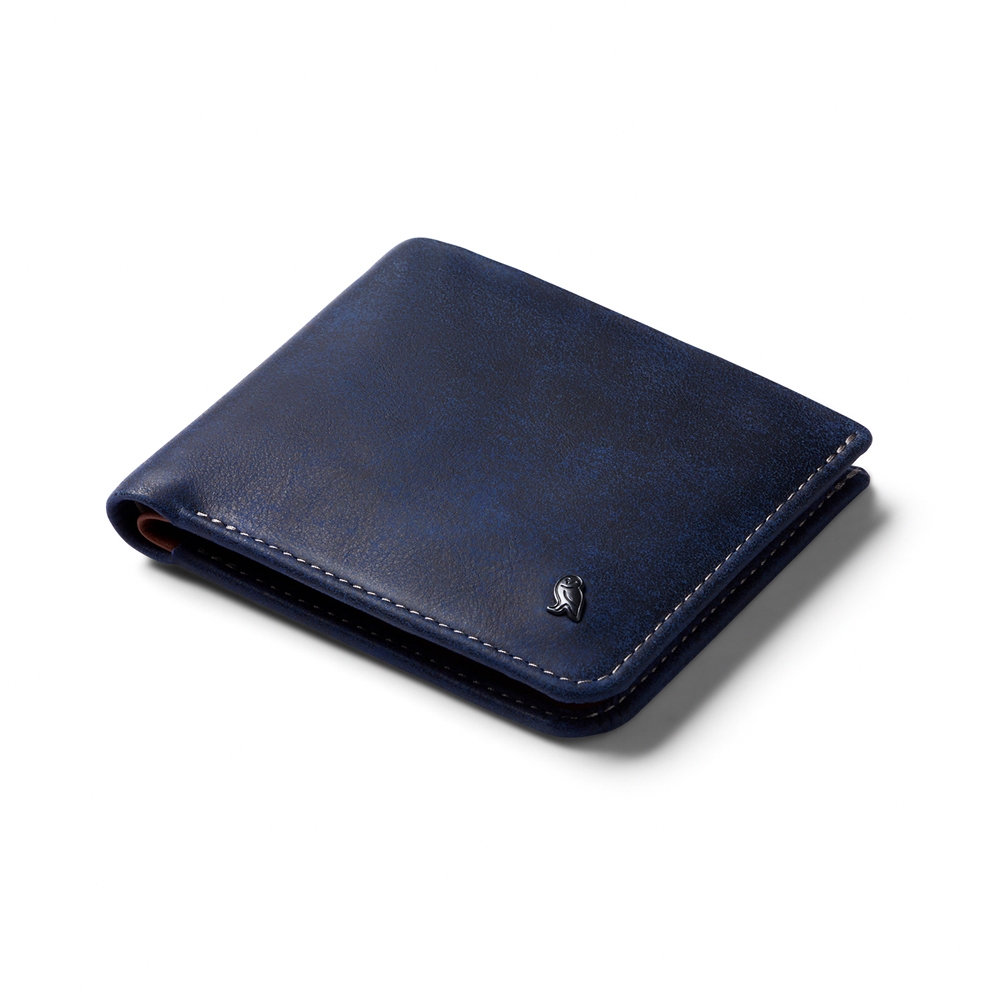 Bellroy Hide & Seek 皮夾 短夾 RFID防盜 送禮首選-深海藍