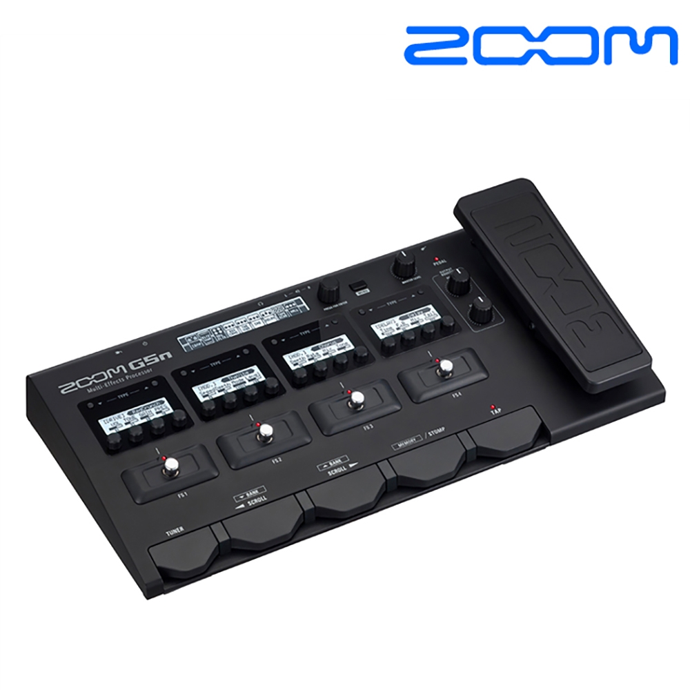 『Zoom』電吉他綜合效果器 G5n / 含整流器、導線 / 公司貨保固