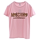 MOSCHINO 豹紋泰迪熊TOY小熊LOGO圖騰棉質短袖T恤(粉紅) product thumbnail 1