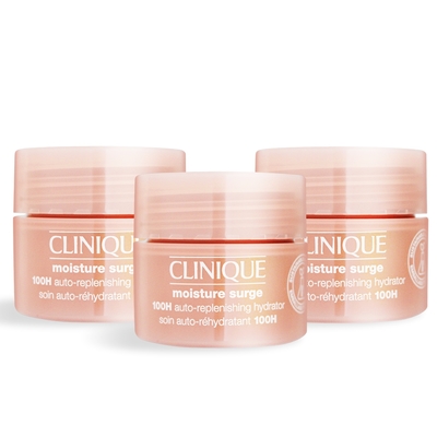 CLINIQUE 倩碧 水磁場100H活水循環保濕凝膠15mlX3超值組