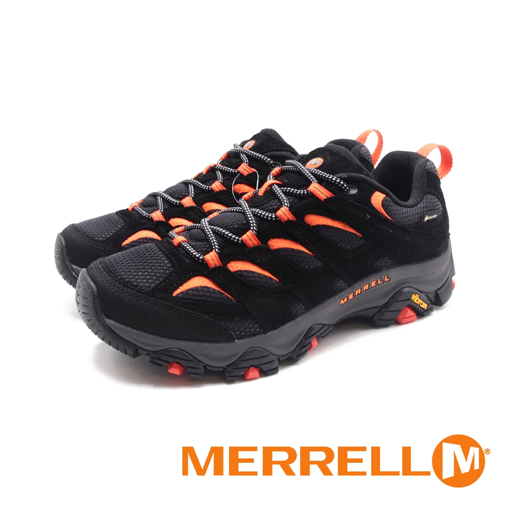 MERRELL(男)MOAB 3 GORE-TEX經典登山健行鞋 男鞋-黑橘