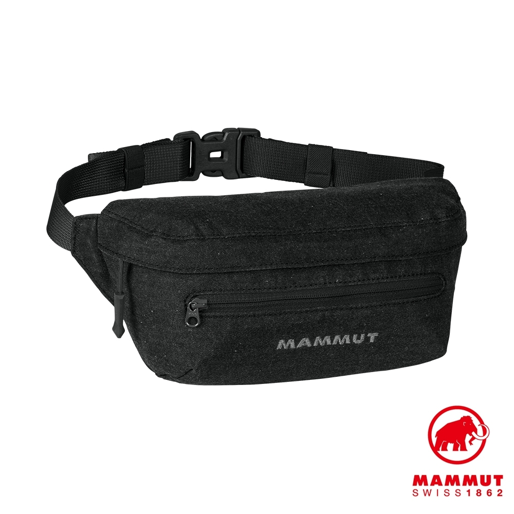 【Mammut 長毛象】Classic Bumbag Melange 經典混色隨身腰包 2L 黑色 #2520-00631