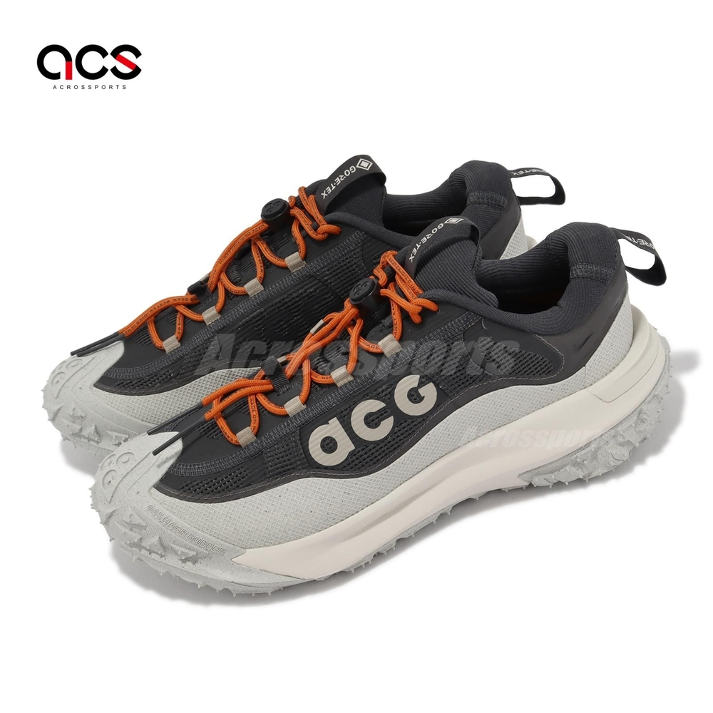 Nike 戶外鞋ACG Mountain Fly 2 Low GTX 防水煙灰橘機能越野男鞋HF6245