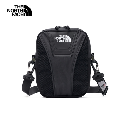 【The North Face 官方旗艦】北面男女款黑色防潑水可調節腰帶休閒單肩包｜87GFKT0